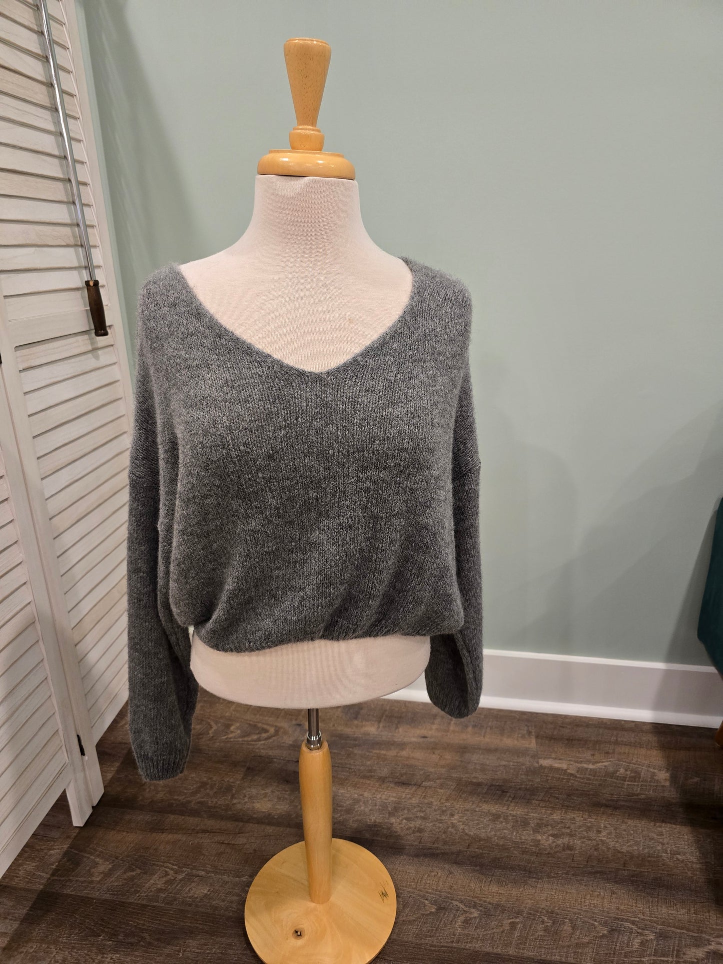 Knitted pullover sweater