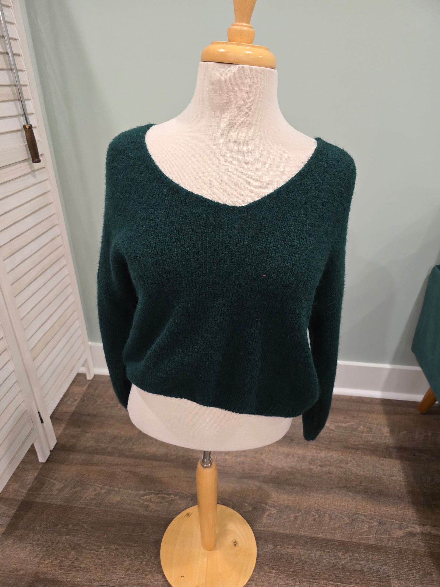 Knitted pullover sweater