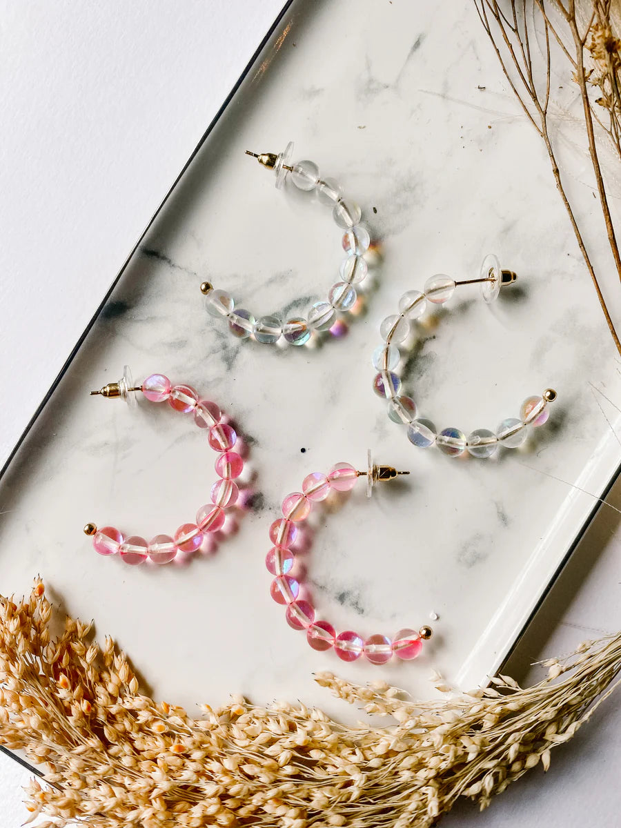 Iridescent Hoops