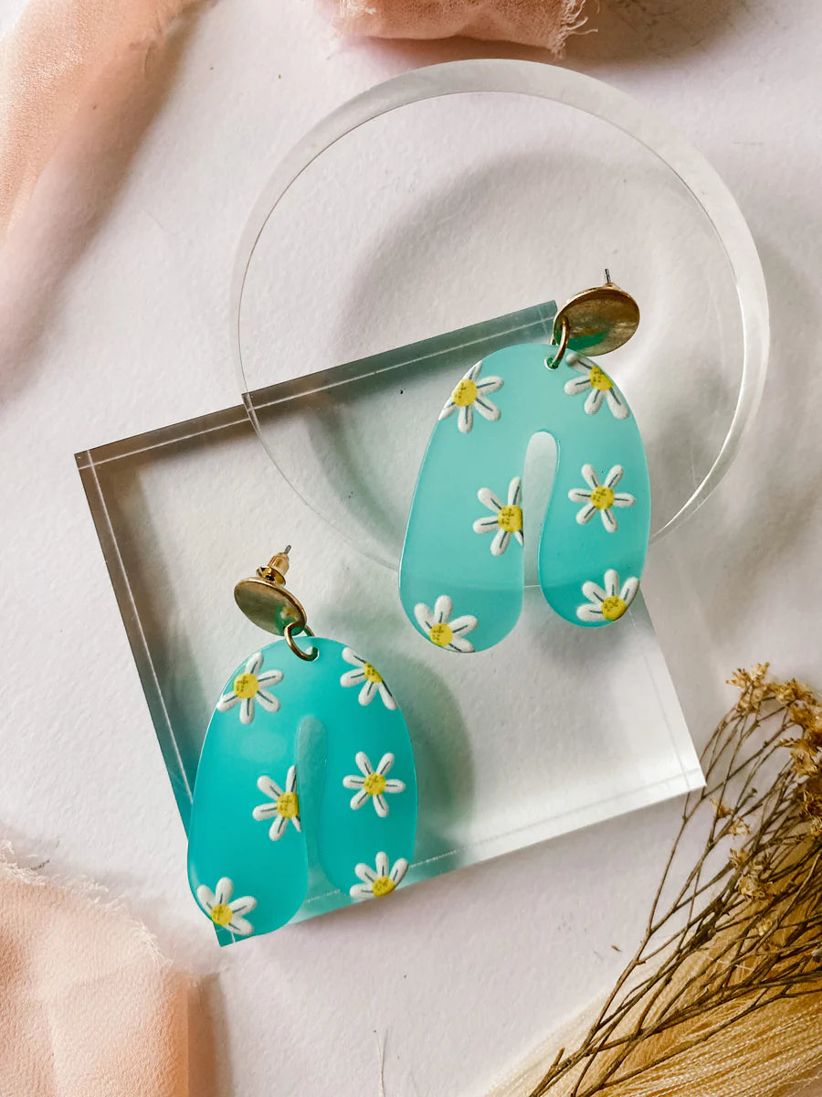 Modern Daisy Earrings