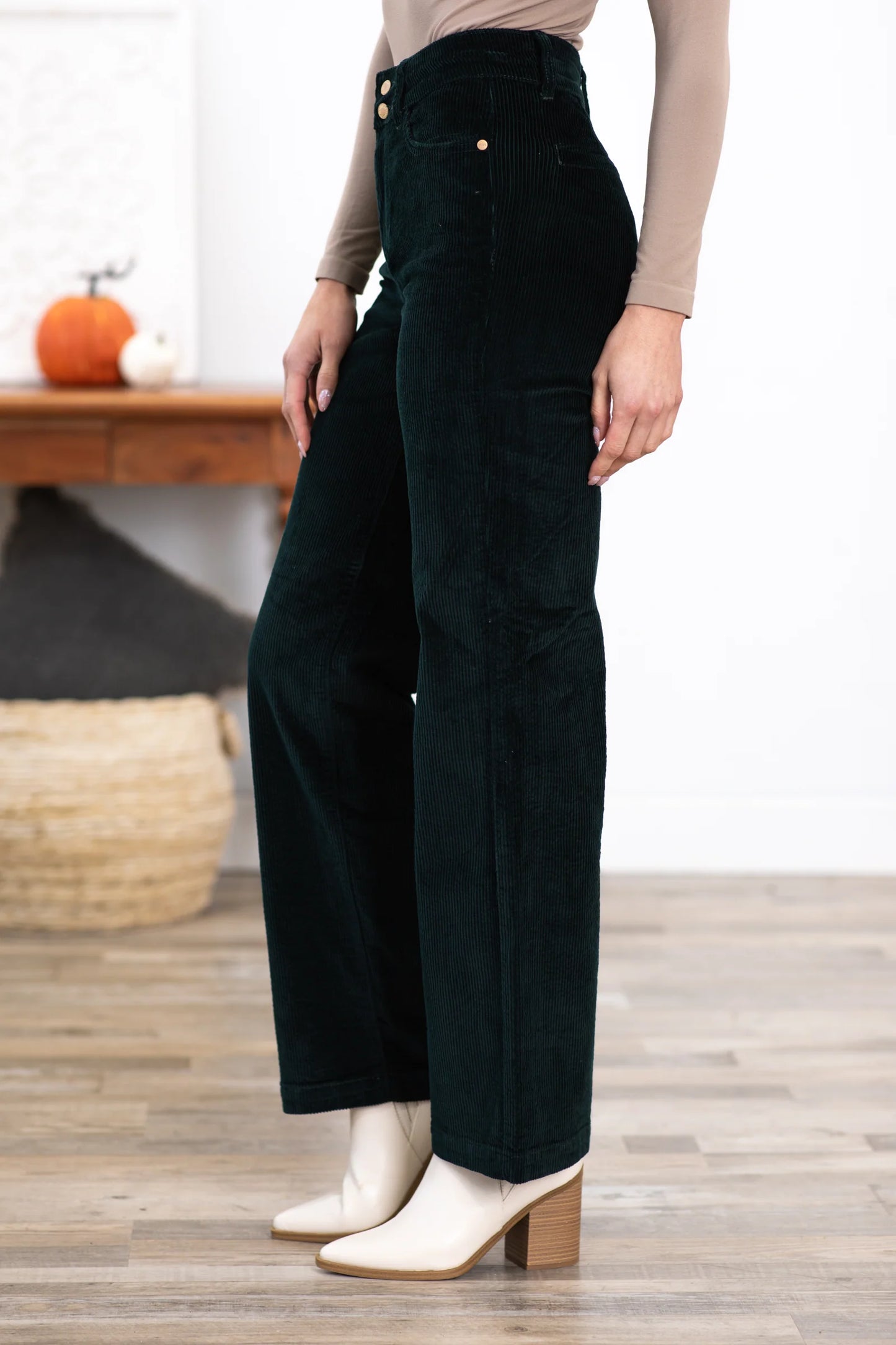 Judy Blue Wide Leg Corduroy Jeans