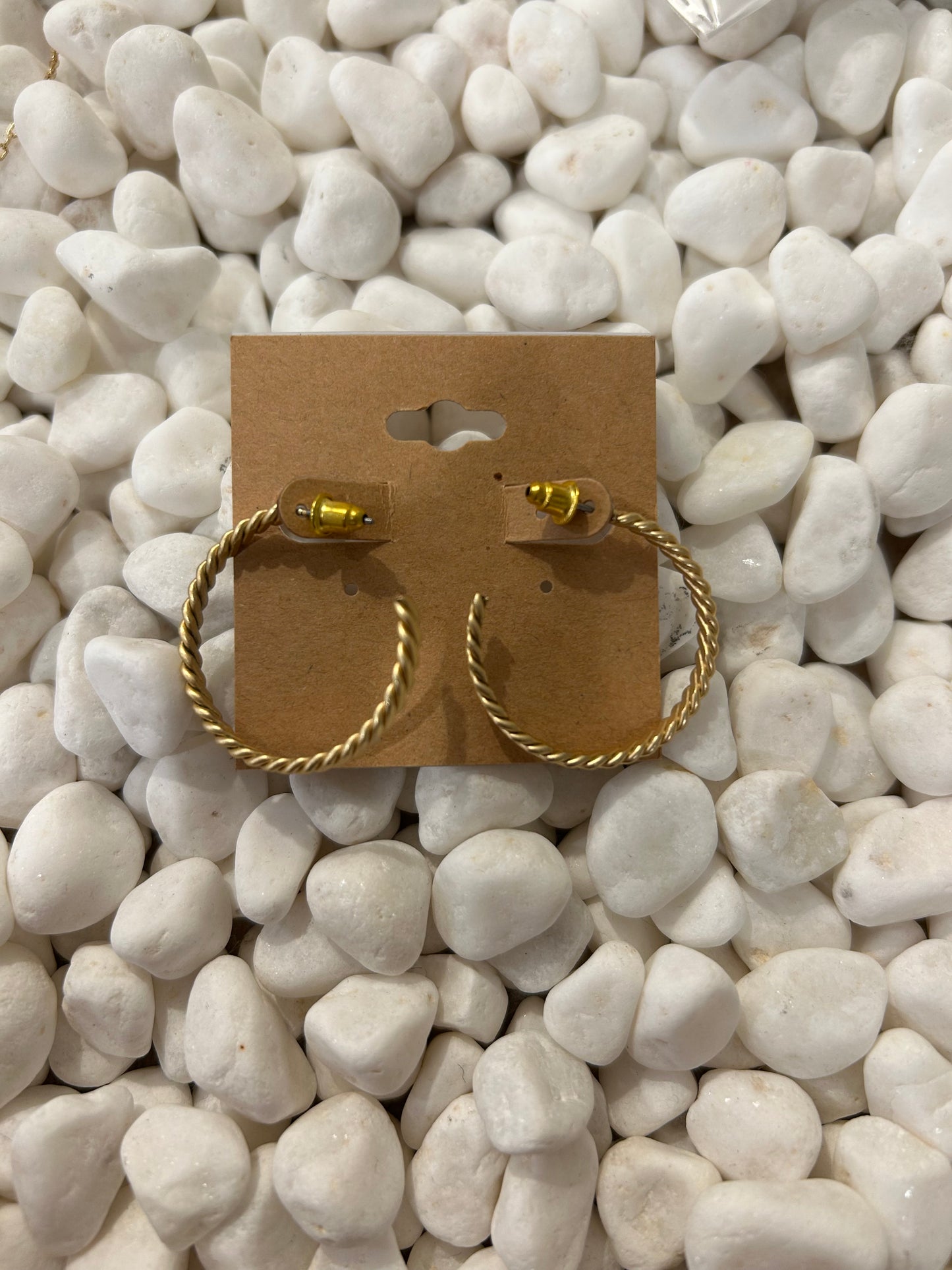 Twisted Gold Earrings
