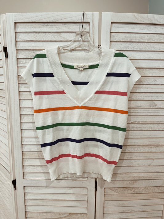 Rainbow Knit Top